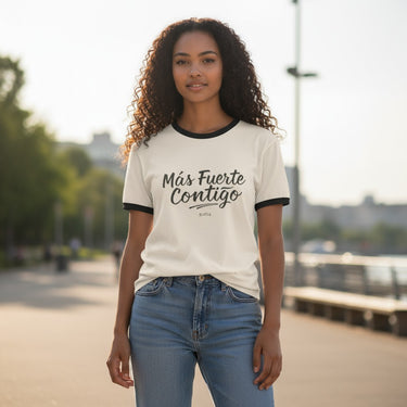 BLKFLG – Camiseta para Mujer “Más Fuerte Contigo”